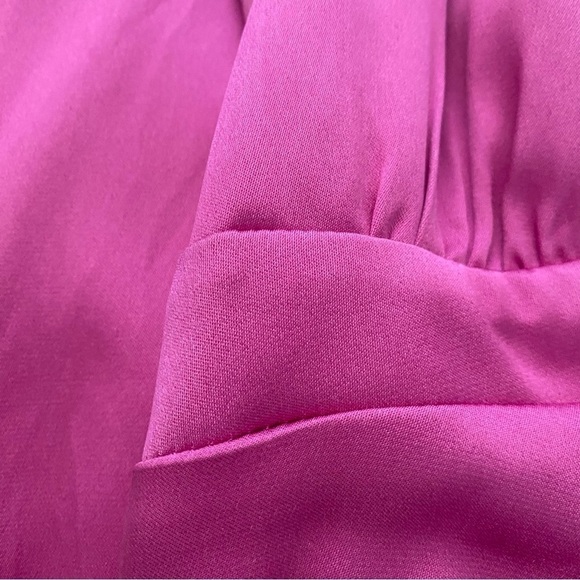 Nicole Miller Collection Silk Dress Pink Fuchsia Size 2 Formal Prom Dance Party - Picture 10 of 15